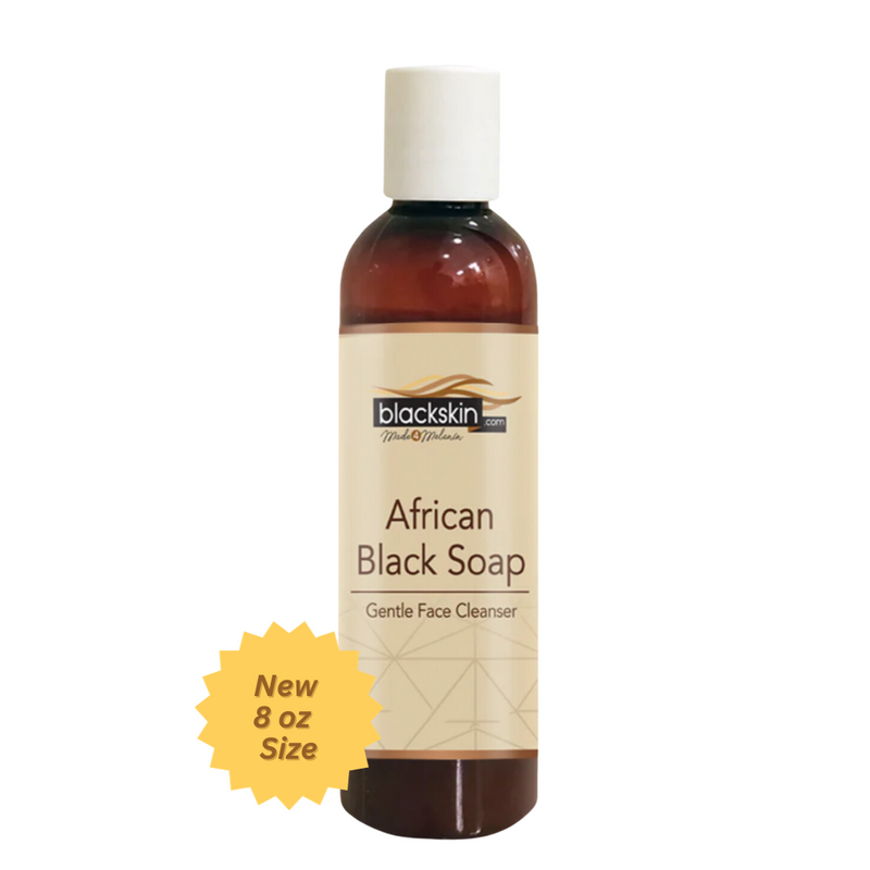 Detoxing African Black Soap Bar and Liquid Wash Bundle