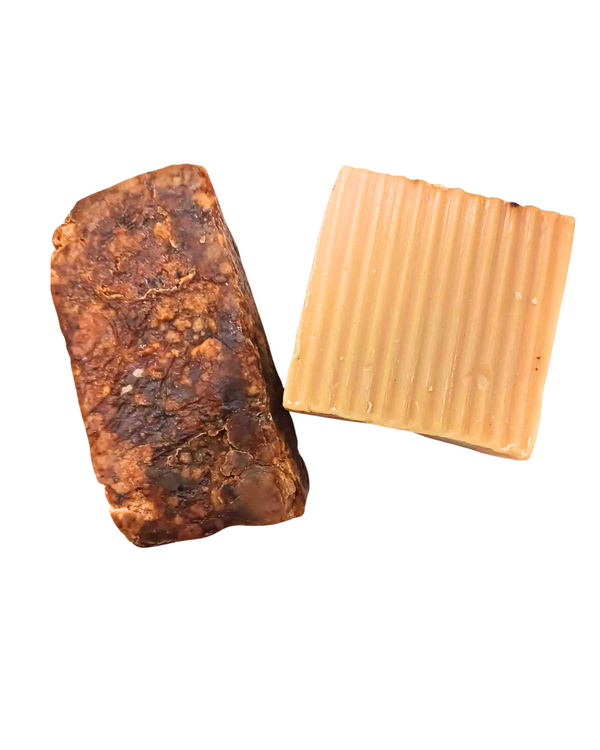 Jumbo Turmeric Soap  & African Black Soap Combo
