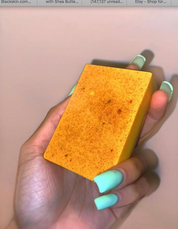 Turmeric Brightening Soap with Shea Butter & Lemon